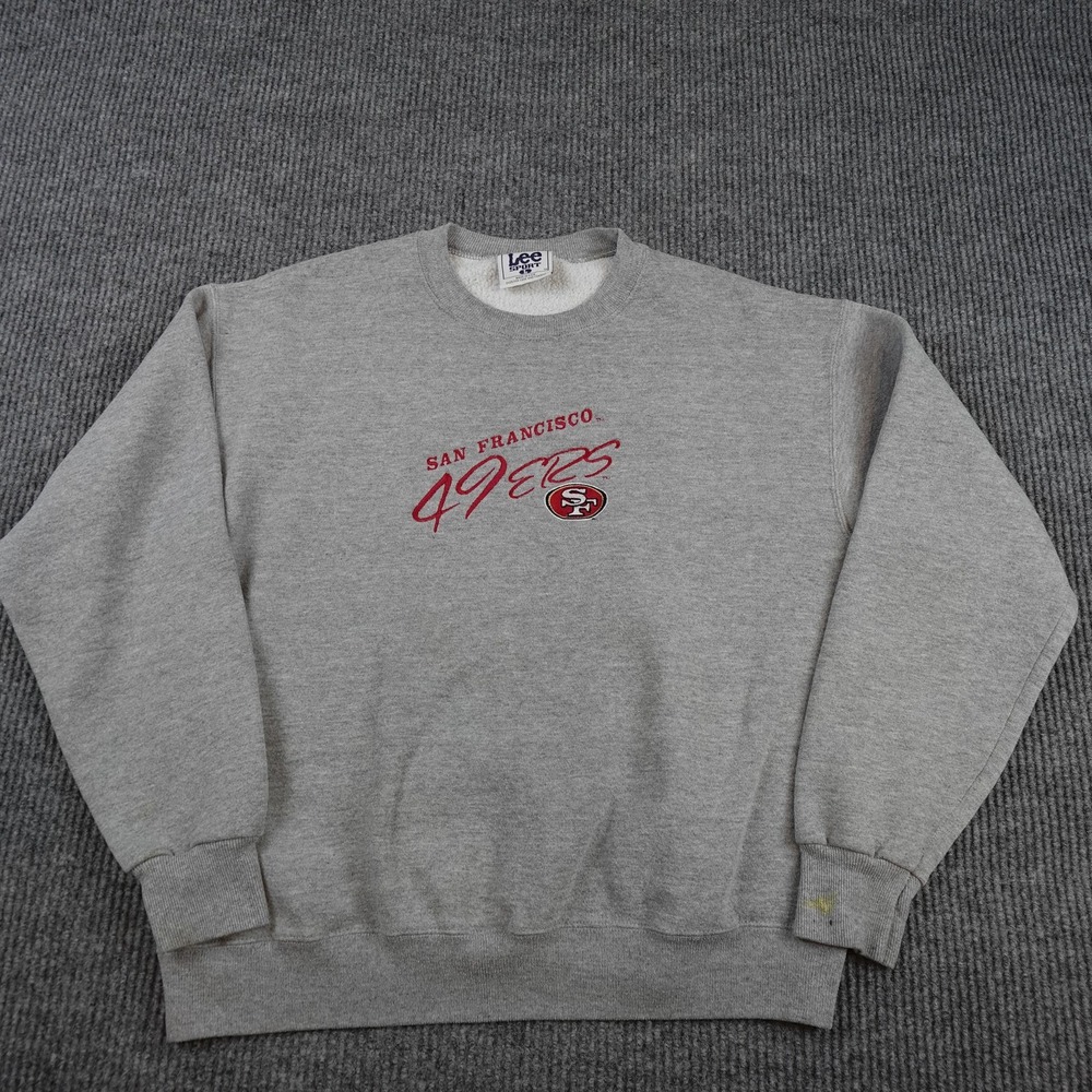 Vintage San Francisco 49ers Sweatshirt Mens Large NFL Football Lee Sport 90s